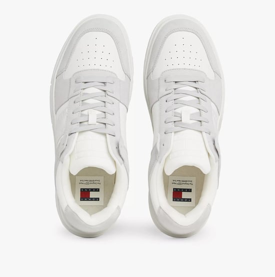 Tommy Hilfiger Die Brooklyn Wildleder Herren Sneaker Hellgrau - Image 4