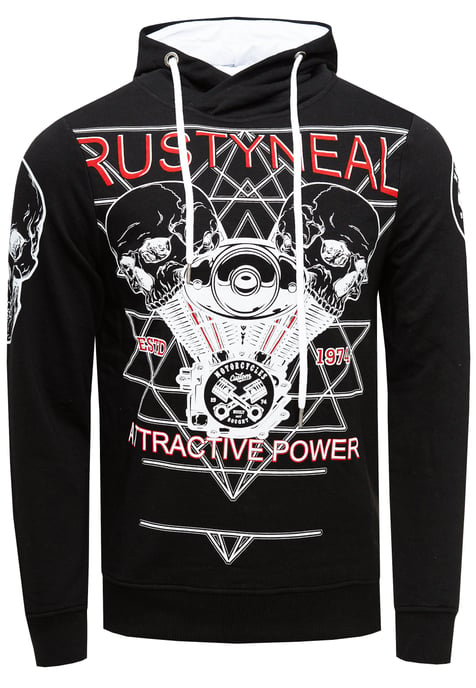 Sweatshirt mit Rocker-Print - Image 1