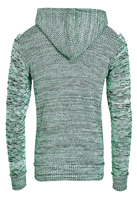 Full Zip Grobstrick Kapuzen-Strick-Jacke - Image 2
