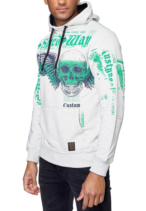 Streetwear "FLYING SKULL" Sweater - Image 3