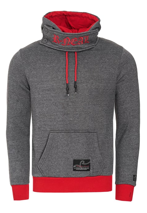 Stehkragen Sweatshirt mit Kapuzen - Image 1