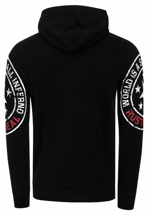 Streetwear Kapuzen-Pullover mit Prints - Image 3