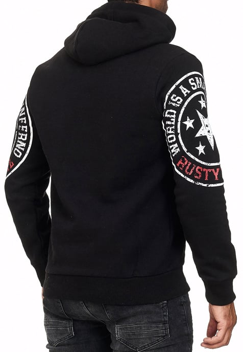 Streetwear Kapuzen-Pullover mit Prints - Image 5