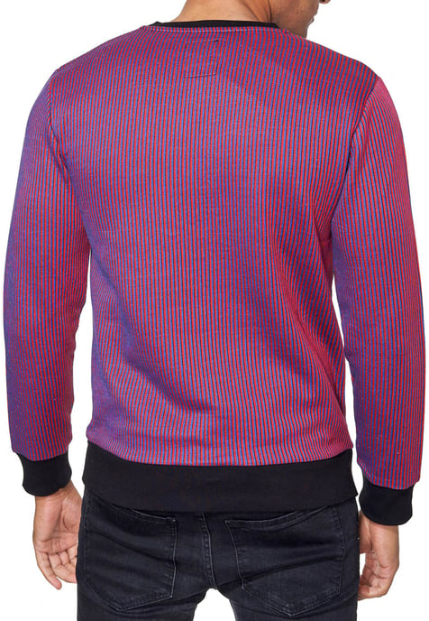 Lila Jacquard Sweatshirt im Black Panther Design - Image 4
