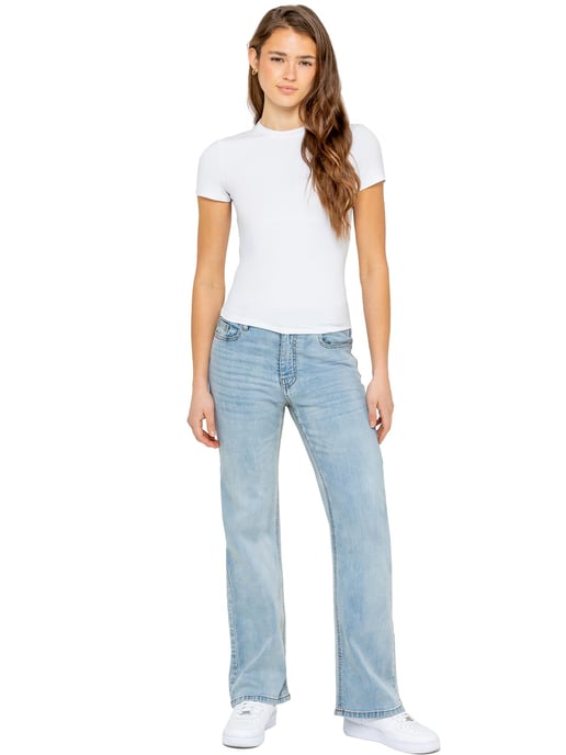 Enzo | Damen-Jeans mit Weitem Bein - Image 5