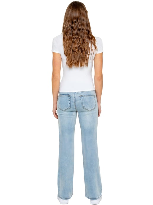 Enzo | Damen-Jeans mit Weitem Bein - Image 6