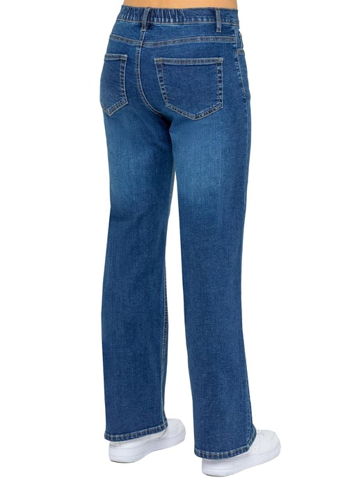 Enzo | Womens Wide Leg Jeans - Image 3