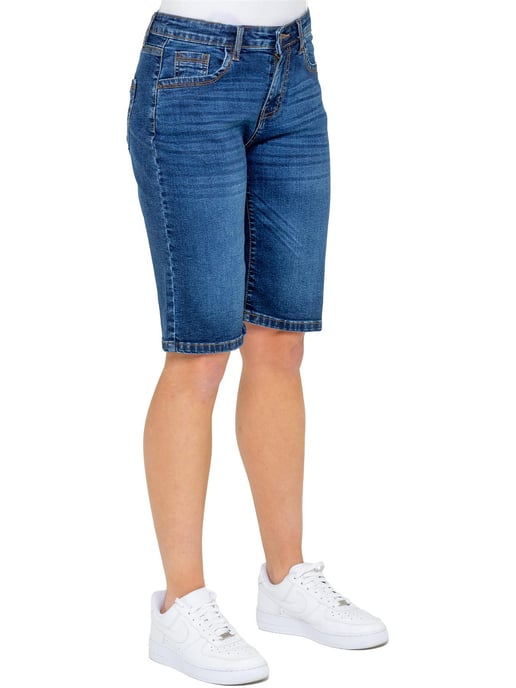 Enzo | Lange Denim-Shorts für Damen - Image 3