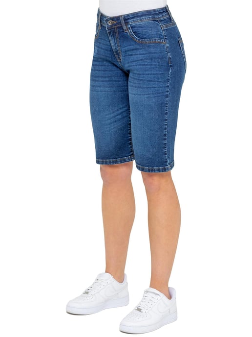 Enzo | Lange Denim-Shorts für Damen - Image 4