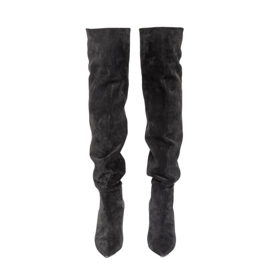 Saint Laurent Era 85 Overknee-Stiefel aus Wildleder – 10er - Image 3