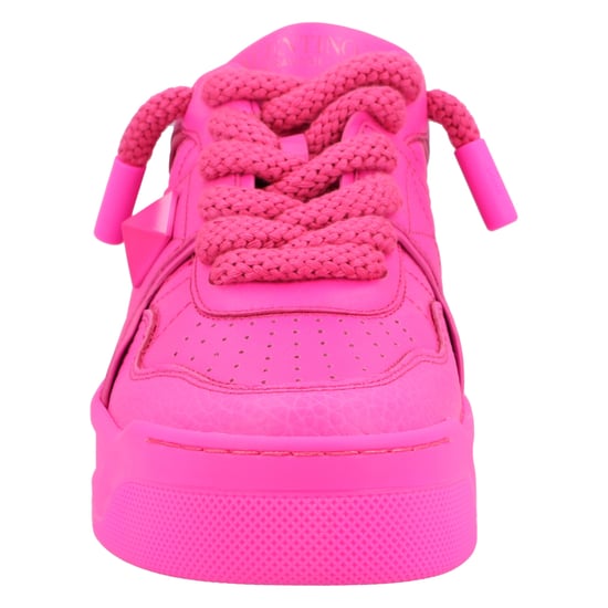 Valentino One Stud XL Leder-Sneakers Rosa - Image 5