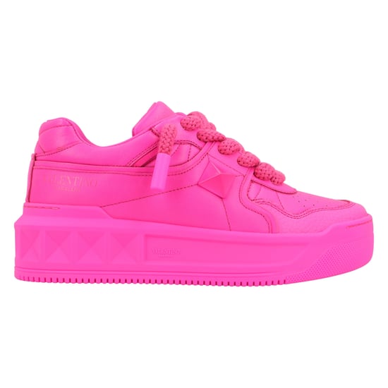 Valentino One Stud XL Leder-Sneakers Rosa - Image 6