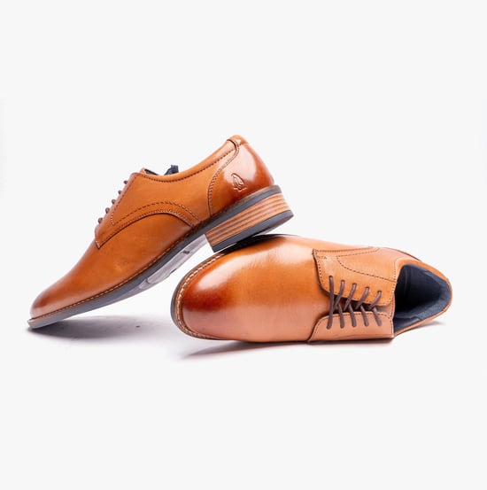 Hush Puppies Damien Herren Klassische Schnürschuhe Tan - Image 4