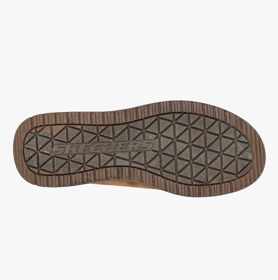 Skechers Relaxed Fit: Murette Garvanza Microfaser Herren Hausschuhe in Beige - Image 4
