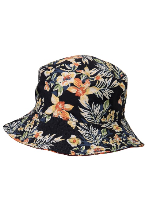 King Kerosin Herren Bucket Hat Hibiscus geblümt - Image 1