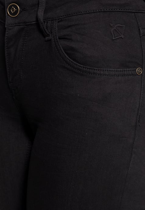Amor, Truth & Trust Damen 5-Pocket Jeans Allrounder Stella schwarz - Image 4