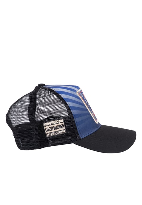 King Kerosin Herren Trucker Cap Raw & Violent blau - Image 3