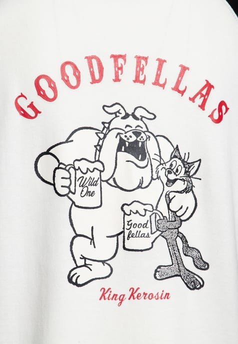 King Kerosin Herren Langarmshirt Good Fellas weiß - Image 4