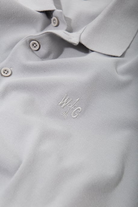 Way of Glory Herren WAY OF GLORY Herren Premium Poloshirt aus hochwertigem Pikee grau - Image 4