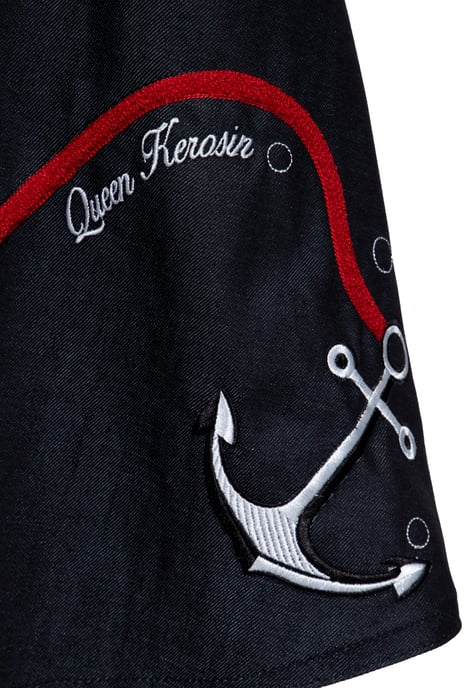 Queen Kerosin Damen Swing Rock Anchor dunkelblau - Image 4