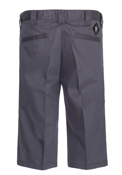 King Kerosin Herren King Kerosin Workwear Shorts in Oil-Washed Optik Garage Wear grey - Image 2