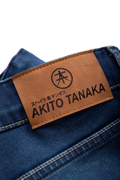 Akito Tanaka Herren AKITO TANAKA Herren Jogg Shorts im Denim-Look dunkelblau - Image 3