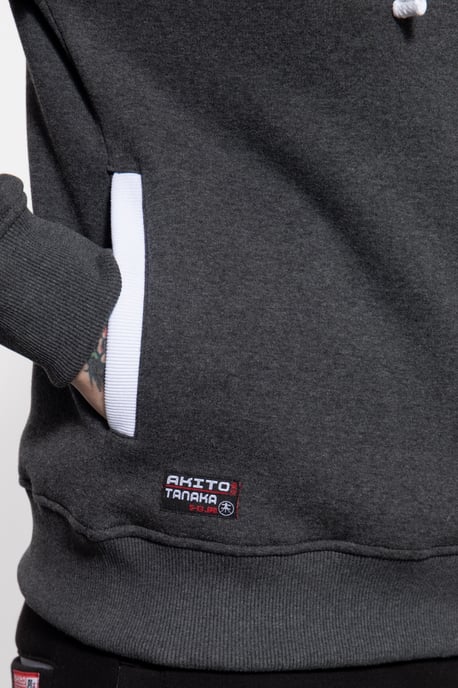 Akito Tanaka Herren Kapuzen Sweater Triple Tone schwarz - Image 4