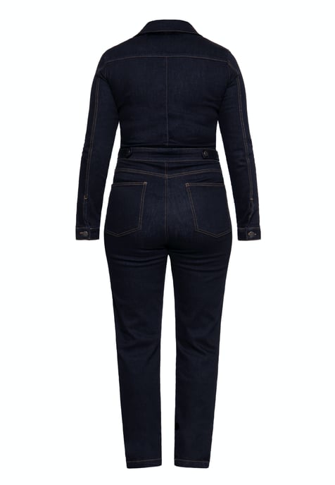 Queen Kerosin Damen Workwear Overall Denim - Image 2