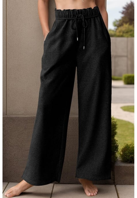 Damen Active Pants mit weitem Bein und Kordelzug - Image 1