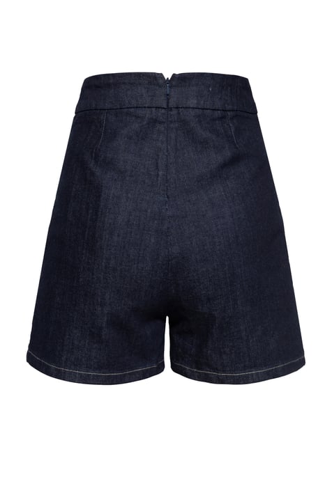 Queen Kerosin Damen Denim Marlene Shorts Denim - Image 2