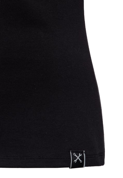 Queen Kerosin Damen Print T-Shirt I can serve you schwarz - Image 5