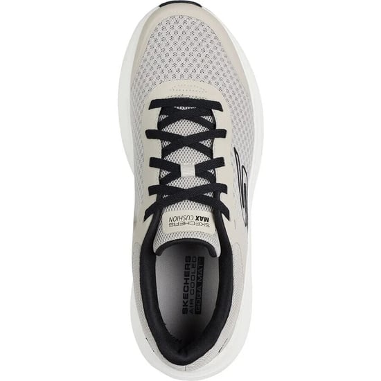 Skechers Performance Max Cushioning Endeavour Herren Taupe/Schwarze Sneaker - Image 2