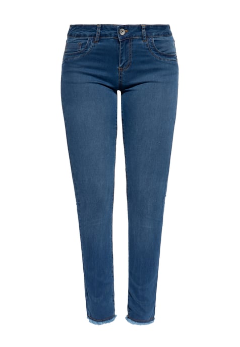 Amor, Truth & Trust Damen Jeanshose Leoni mittelblau - Image 1