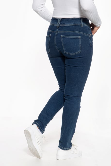 Amor, Truth & Trust Damen Slim Fit Jeans mit hohem Bund Chloe blau - Image 3