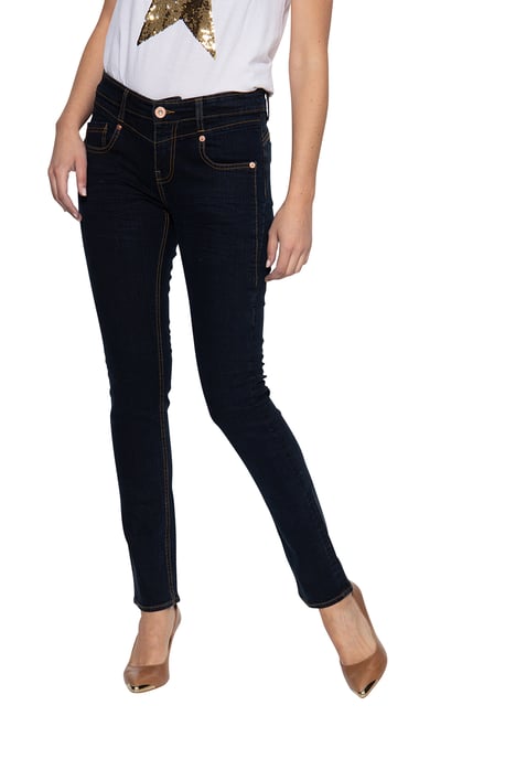 Amor, Truth & Trust Damen Damenjeans Zoe dunkelblau - Image 1