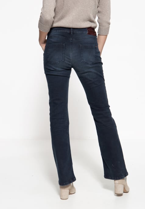Amor, Truth & Trust Damen Schlagjeans Brenda dunkelblau - Image 3