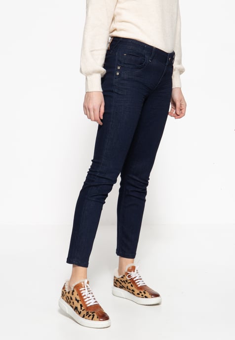 Amor, Truth & Trust Damen Basic 5-Pocket Jeans Leoni rinsed - Image 2