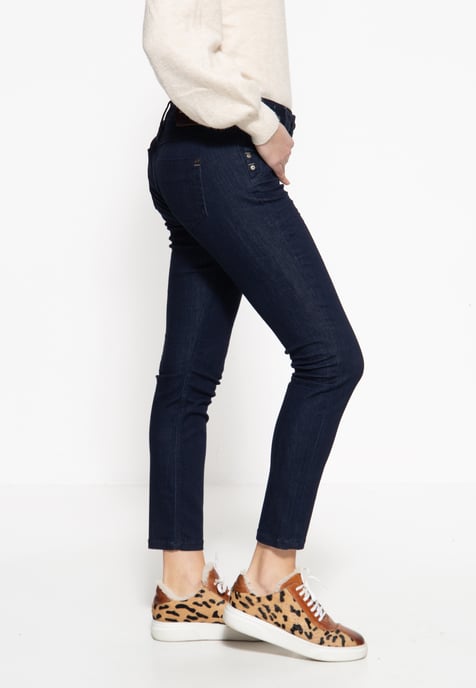 Amor, Truth & Trust Damen Basic 5-Pocket Jeans Leoni rinsed - Image 3