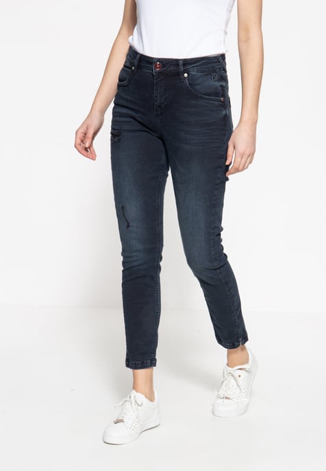 Amor, Truth & Trust Damen 5-Pocket Jeans Sun dunkelblau - Image 2