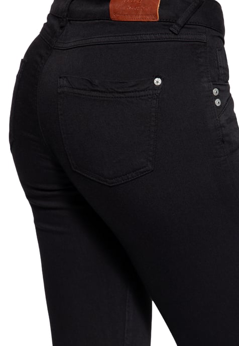 Amor, Truth & Trust Damen Jeanshose Leoni schwarz - Image 3