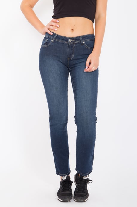 Way of Glory Damen WAY OF GLORY Jeans Britney regular fit & straight leg -dark blue wash Britney darkblue - Image 3