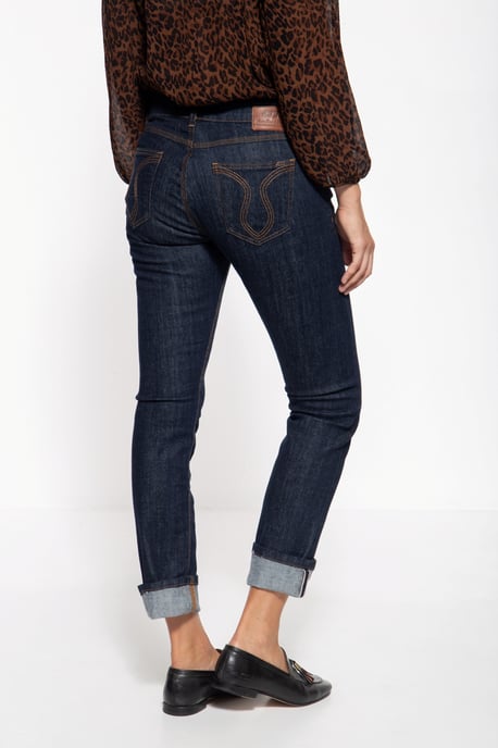 Amor, Truth & Trust Damen ATT JEANS Damen Red Selvage-Jeans Stella dunkelblau - Image 3