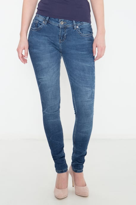 Way of Glory Damen WAY OF GLORY 5-pocket Jeans »Maria« Slim Fit Maria mittelblau - Image 2