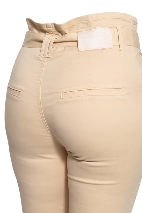 Amor, Truth & Trust Damen Paperbag Hose Moon pastellgelb - Image 3