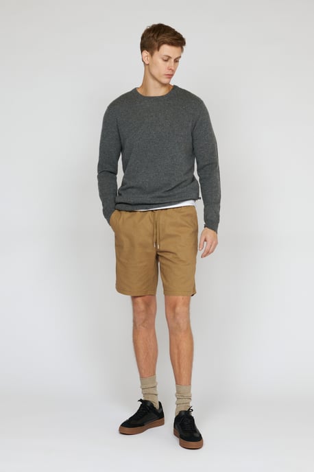 Shorts Gerade Passform khaki - Image 1