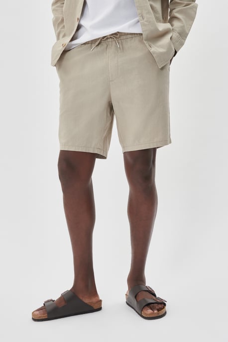 Shorts Gerade Passform beige - Image 3