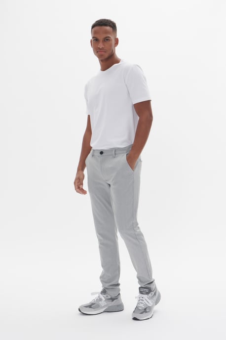 Casual Hose Gerade Passform melange - Image 1
