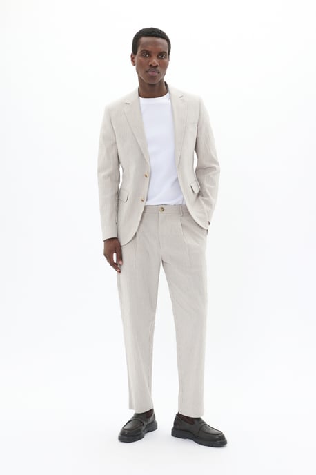Casual Hose Gerade Passform grey - Image 1
