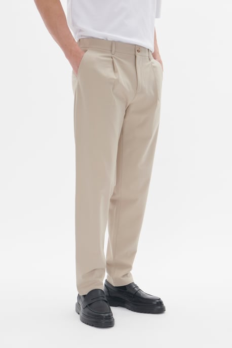 Casual Hose Gerade Passform beige - Image 1