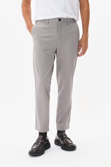 Casual Hose Gerade Passform melange - Image 1